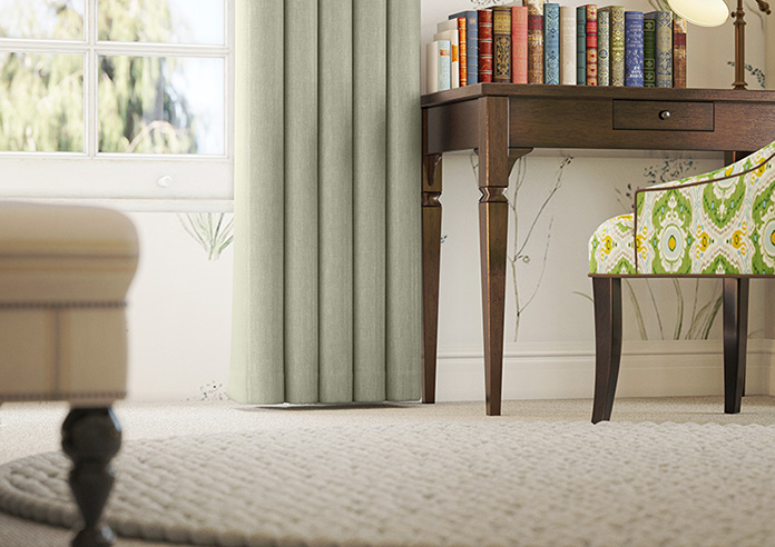 Delicate Chevron, Apple - Made to Measure Curtains - Image 5